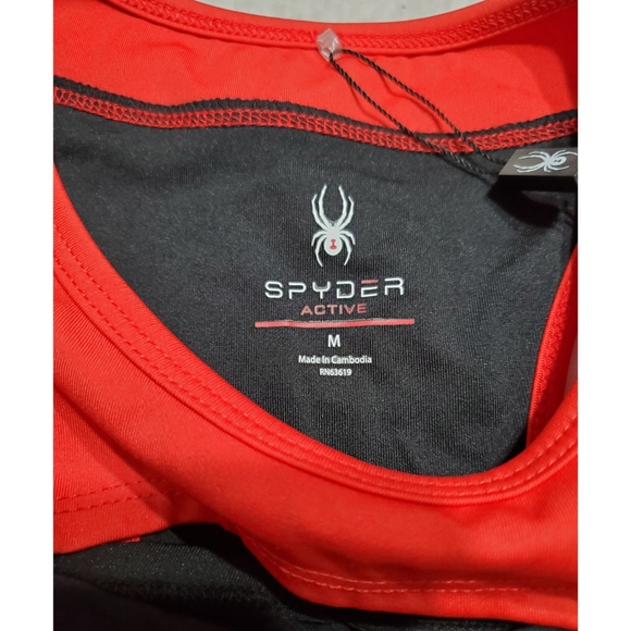 Brand New Spyder Sports Bra Cropped Tank Top - Racerback (For Women) - Picture 6 of 11